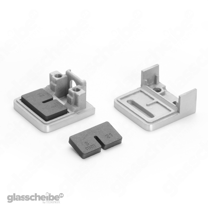 Glashalter Edelstahlhalterung für Glasscheibe