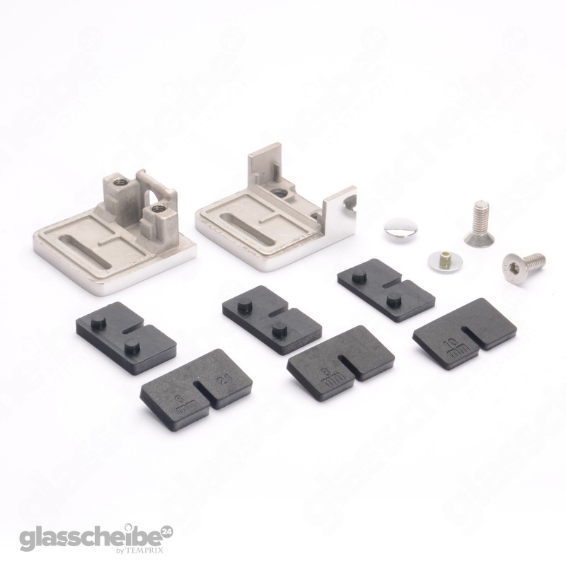 Glashalter Edelstahlhalterung für Glasscheibe