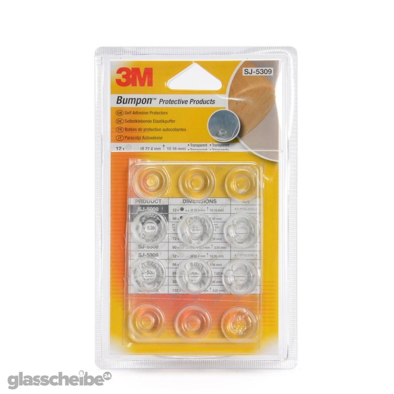 Schutzpuffer rund transparent Stoßpuffer, selbstklebend, Türdämpfer-für Glasplatten und glasscheiben Blister Bumpons