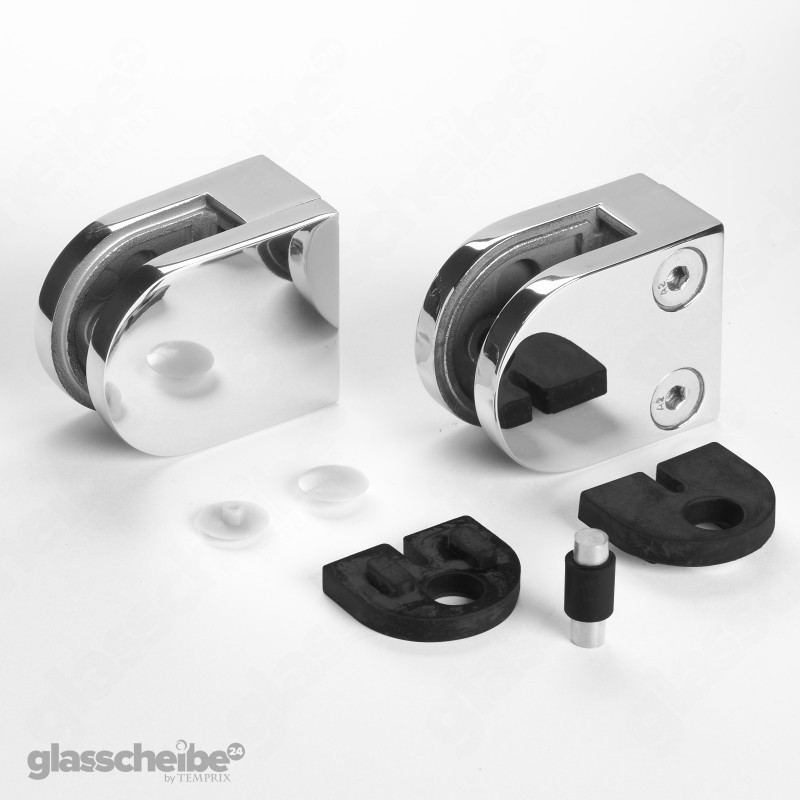 Glashalter Edelstahlhalterung für Glasscheibe
