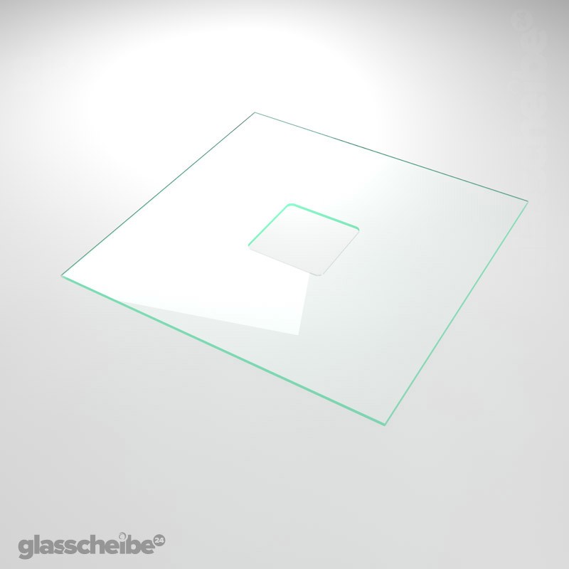 Tischglas für Obstkistentisch