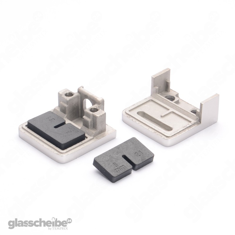 Glashalter Edelstahlhalterung für Glasscheibe