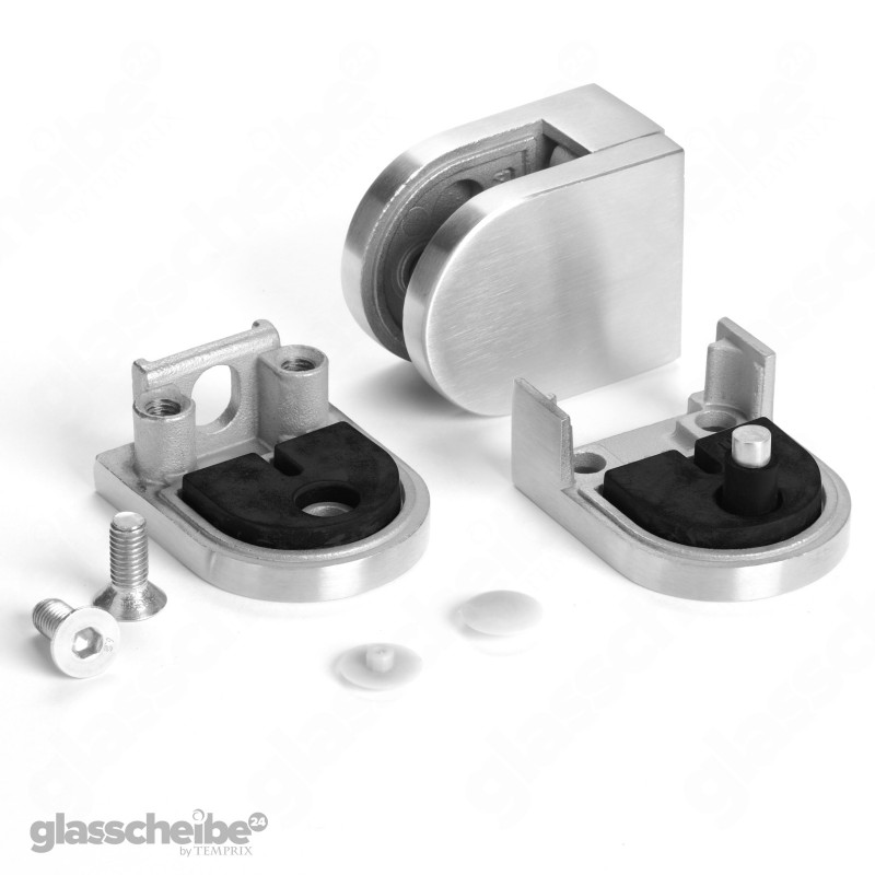 Glashalter Edelstahlhalterung für Glasscheibe