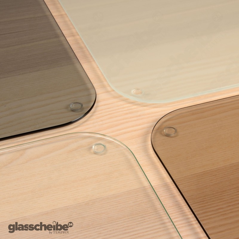 Tischset - Grauglas 380 x 480 x 4 mm