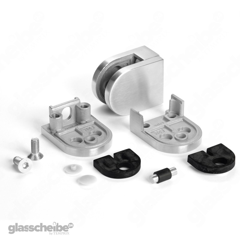 Glashalter Edelstahlhalterung für Glasscheibe
