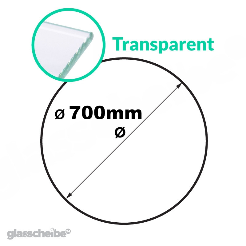Tischglas Kreis