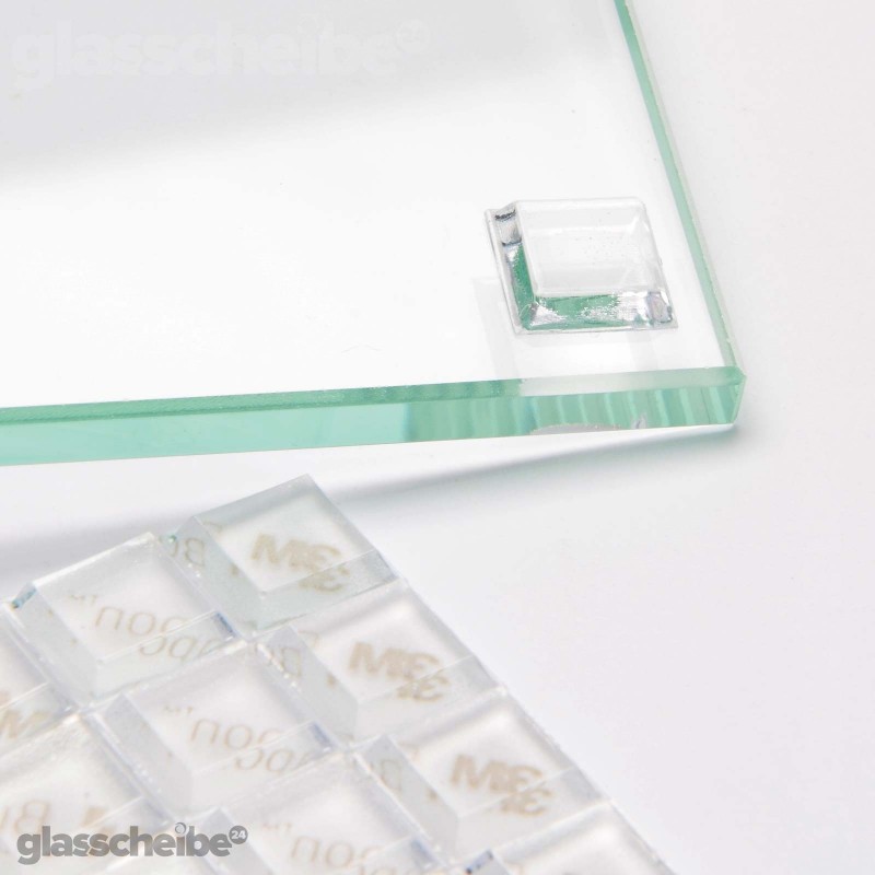 Schutzpuffer quadratisch transparent Stoßpuffer,selbstklebend,Türdämpfer-für Glasplatten und glasscheiben