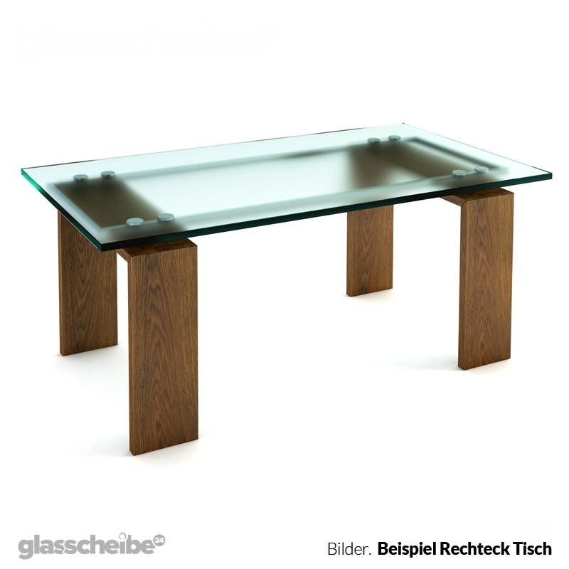 Tischglas Rechteck