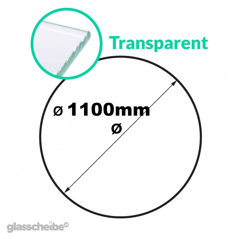 Tischglas Kreis