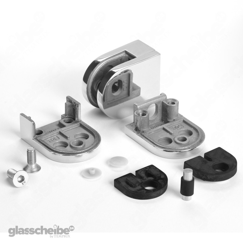 Glashalter Edelstahlhalterung für Glasscheibe